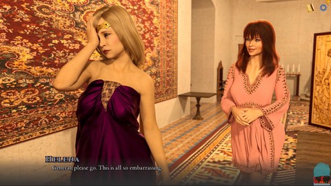 Juego de rol con pechos grandes y un trasero sexy en una fantasía materna