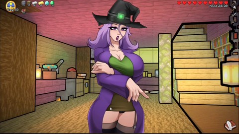 Sesión de juego de manualidades de anime travieso