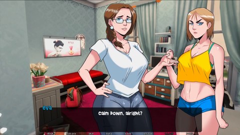 레즈비언, 비주얼 노벨, 애니