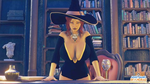 Juego para adultos gratuito con visuales animados y acción mágica de vagina