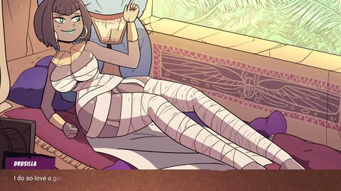 Stepmommy doll Drusilla enjoys getting dominated by a bunch of jizz-shooters