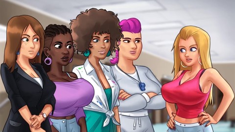 Summertime Saga Revamped - Roxxy wird von MissKitty2K in einem Dreier-Abenteuer genagelt