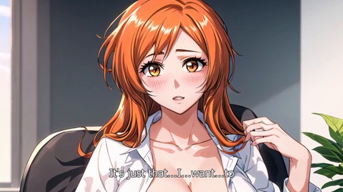 ¡Triple problema! Las chicas de "Bleach" destrozan tu psique en dominación femenina - Instrucciones para masturbarse con Hentai