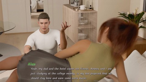 Aventure sexuelle de jeu en 3D avec sous-titres anglais mettant en vedette Dirty Gamesxxx