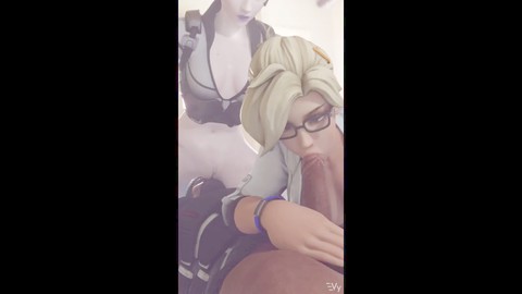 Pechos de dibujos animados en 3D cubiertos de semen