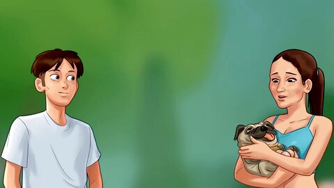 El profesor de Summertime Saga bebe mi suero en el último episodio